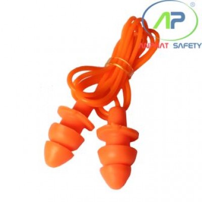 Nhét tai chống ồn AP02 (Màu cam 3 tầng) không hộp